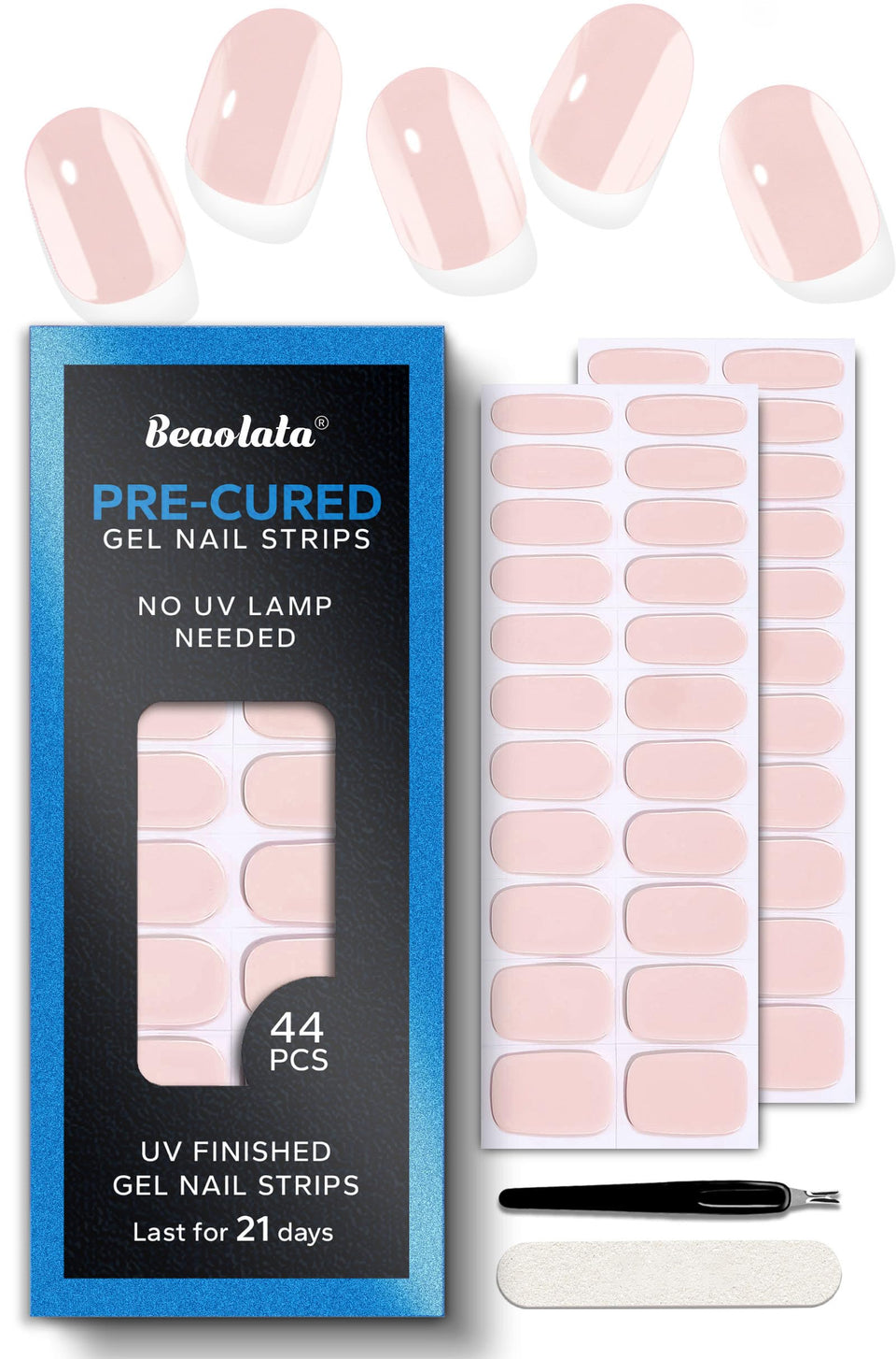 Beaolata front packaging showing baby blossom pink kit and contents benefit convenience