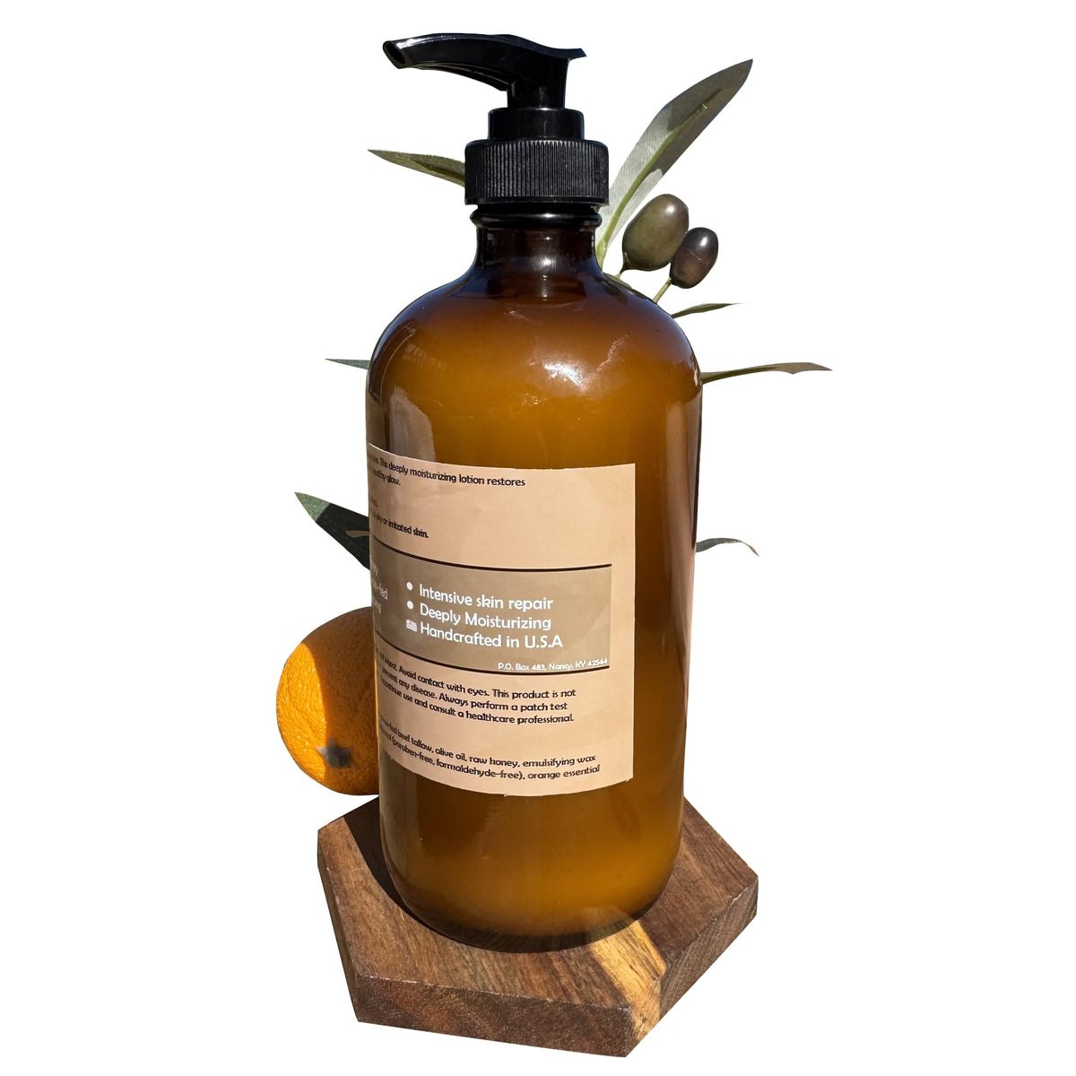 Bear Bird close-up of tallow texture highlighting nourishing lipids