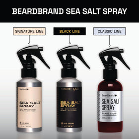 Beardbrand applied to damp hair showing even distribution and lift