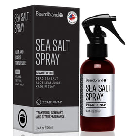 Beardbrand front bottle showing label and size for easy identification
