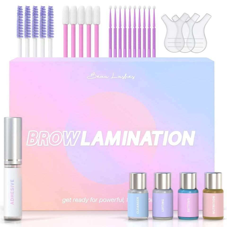 BEAU LASHES front packaging showing kit and professional presentation benefit