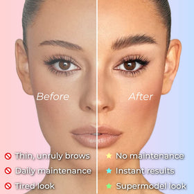 BEAU LASHES keratin serum texture close-up demonstrating nourishing shine