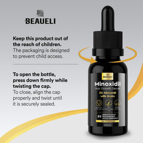 beaueli bottle close-up highlighting nozzle and foam cap