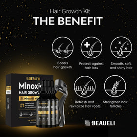 beaueli bottle next to ruler showing size and travel-ready convenience