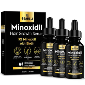 beaueli front packaging trio showing 3×30ml for consistent treatment