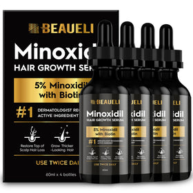 beaueli front packaging showing four bottles and clear labeling for easy supply