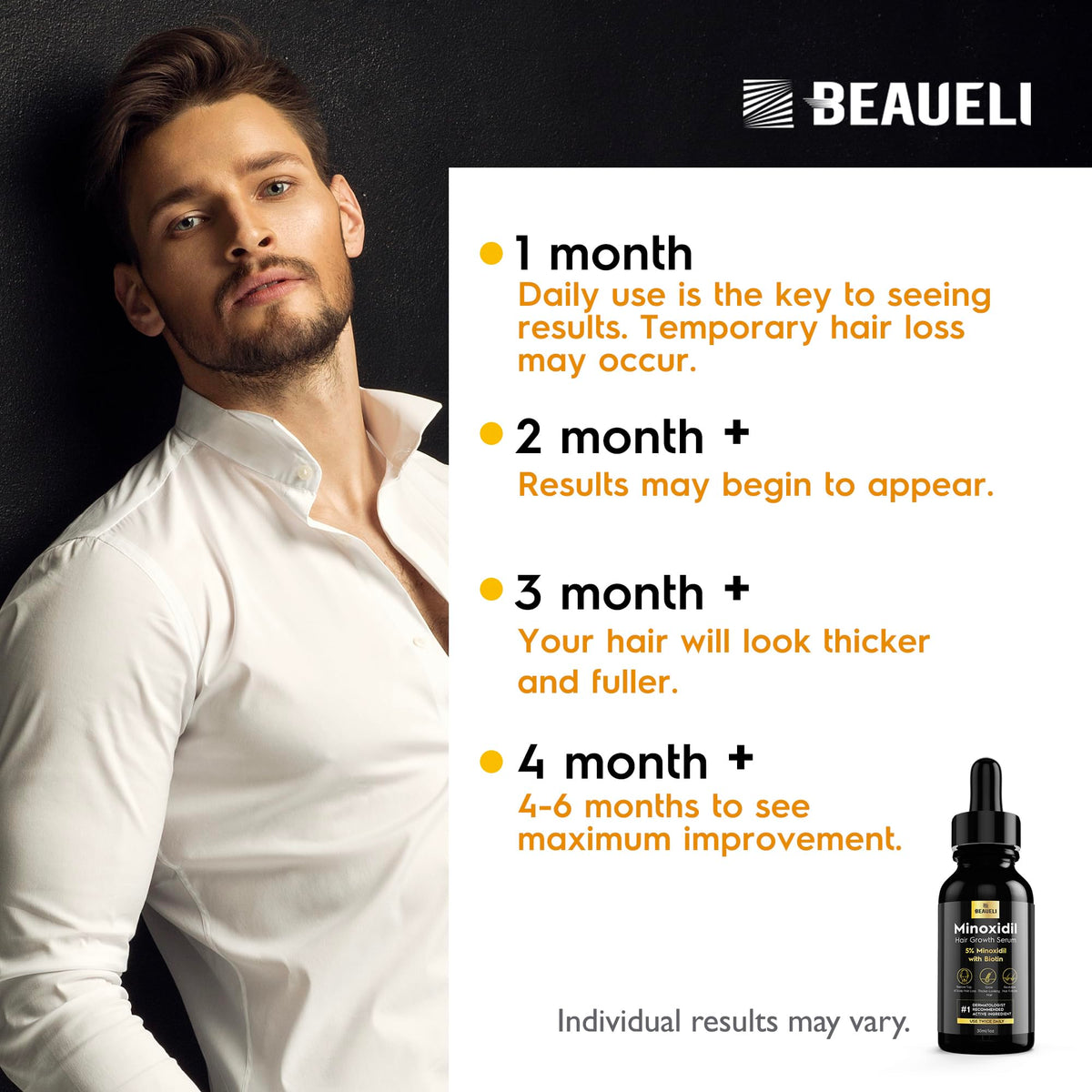 beaueli bottle in hand showing travel-friendly 30ml bottle size