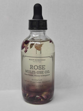 BEAUTE DE PROVENCE ingredients arranged to show apricot almond and vitamin E benefits