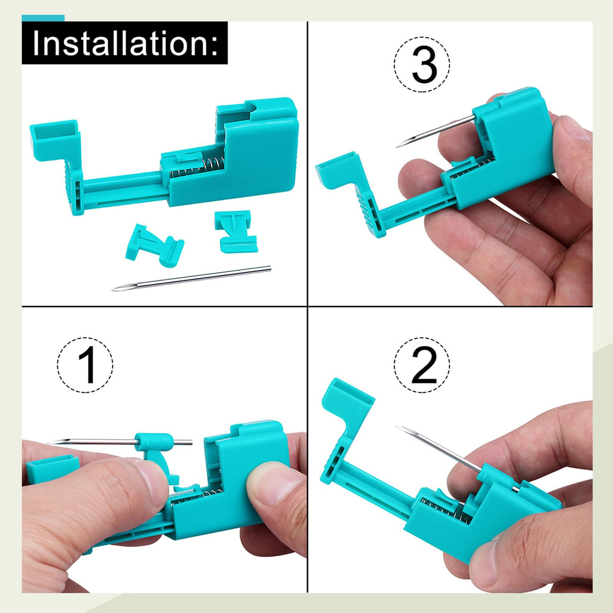 Beautidots sterile needle pack highlighting single-use safety