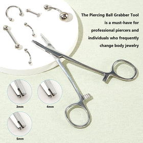 Beautidots grabber holding a stud ball during removal demonstrating steady control and reduced slippage
