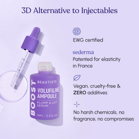 Beautiste BOOST applied under-eye area to visibly plump and smooth hollows