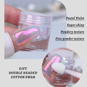 BEAUTNICE before and after nails demonstrating mirror effect benefit dramatic transformation