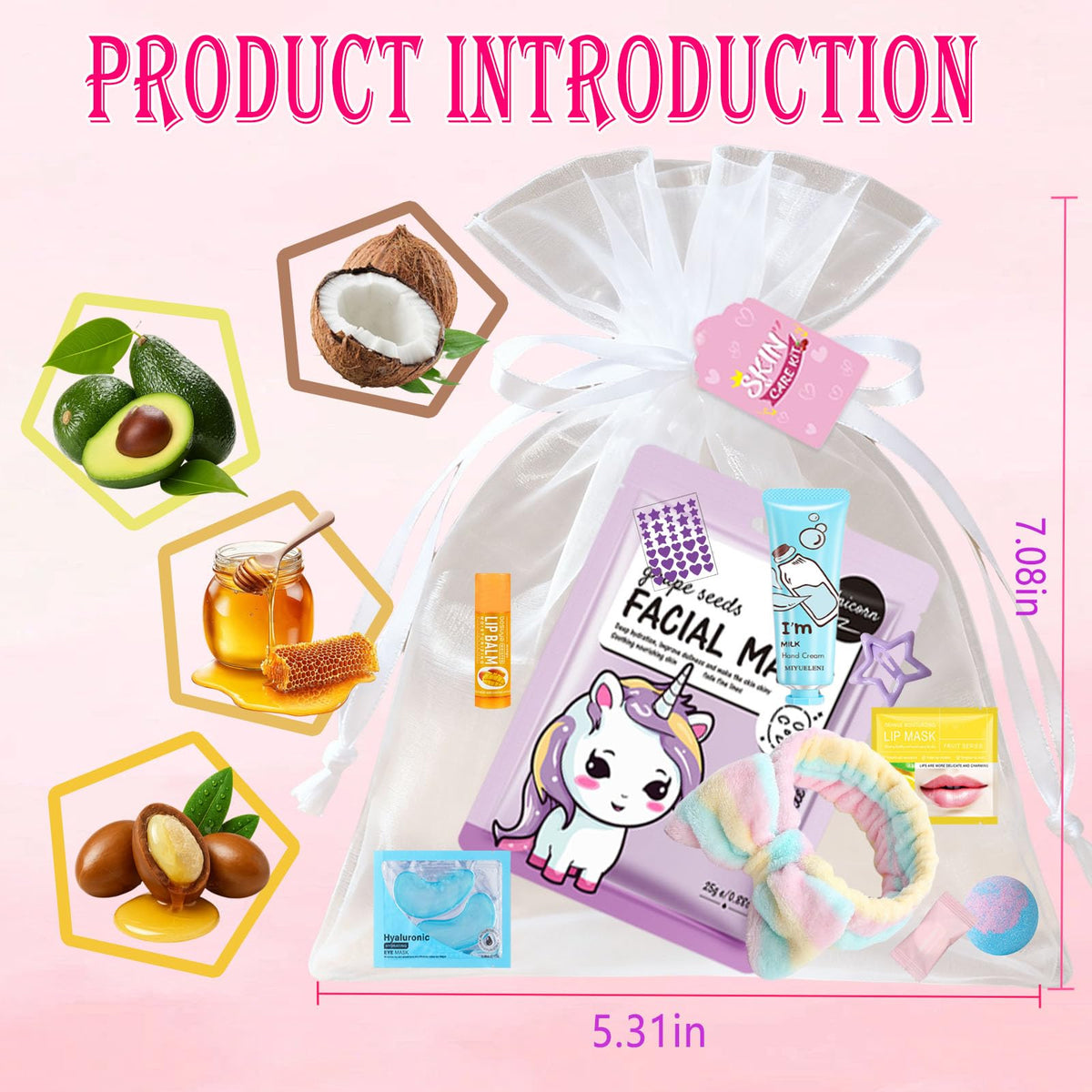 Beauty Bar face mask texture close-up showing hydrating sheet material benefit