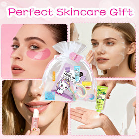 Beauty Bar spa headband and hairpin detail for neat hair and photo-ready look