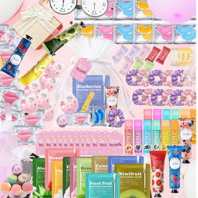 Beauty Bar spa party lifestyle scene with friends using items for a relaxing experience