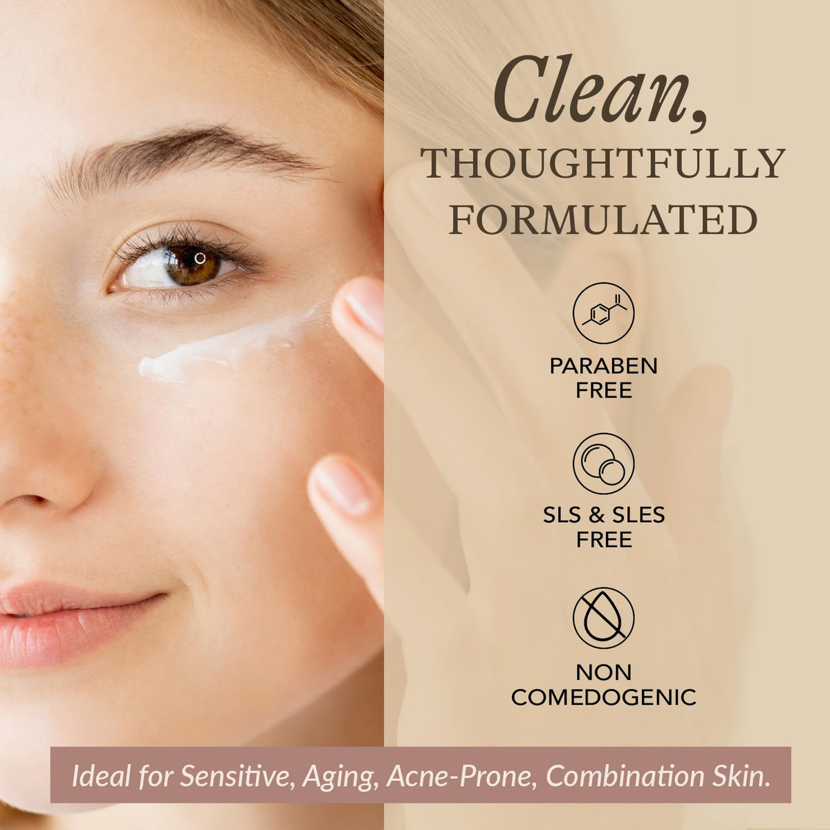 Beauty by Earth natural ingredient flatlay showing organic botanicals and purity