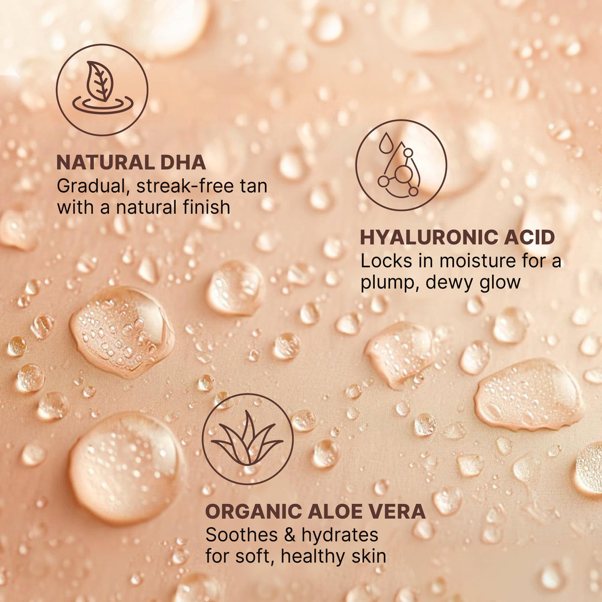 Beauty by Earth before and after face comparison showing natural buildable tan benefit