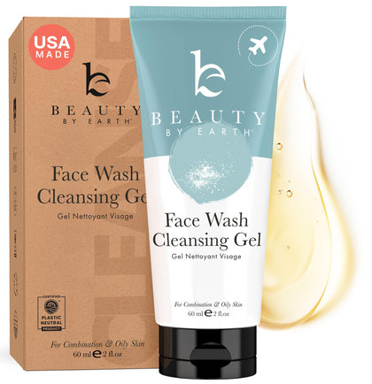 Beauty by Earth front bottle showing packaging and clean formulation benefits