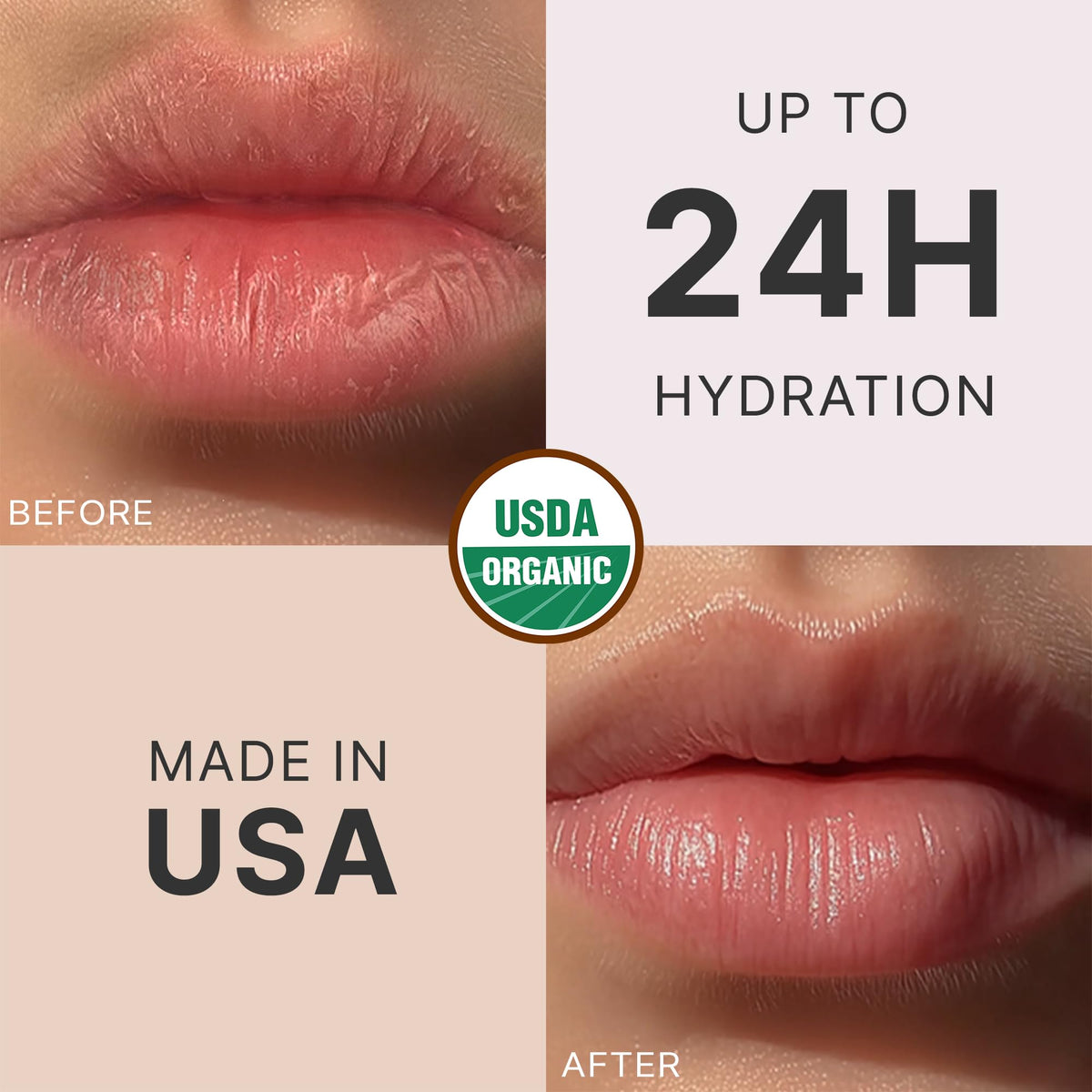 Beauty by Earth smooth balm texture close-up illustrating creamy hydration benefits