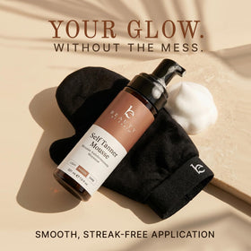 Beauty by Earth close-up mousse texture highlighting lightweight absorbency