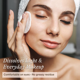 Beauty by Earth close-up of liquid texture highlighting gentle cleansing