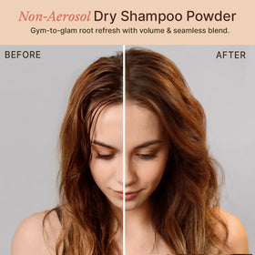Beauty by Earth powder texture close-up illustrating fine blendable oil absorption
