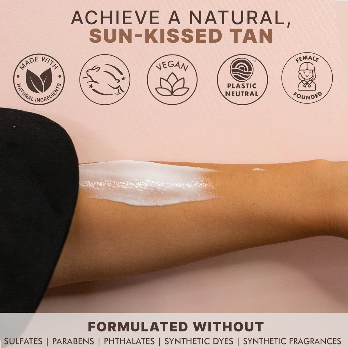 Beauty by Earth exfoliating mitt fibers close-up for even prep benefit