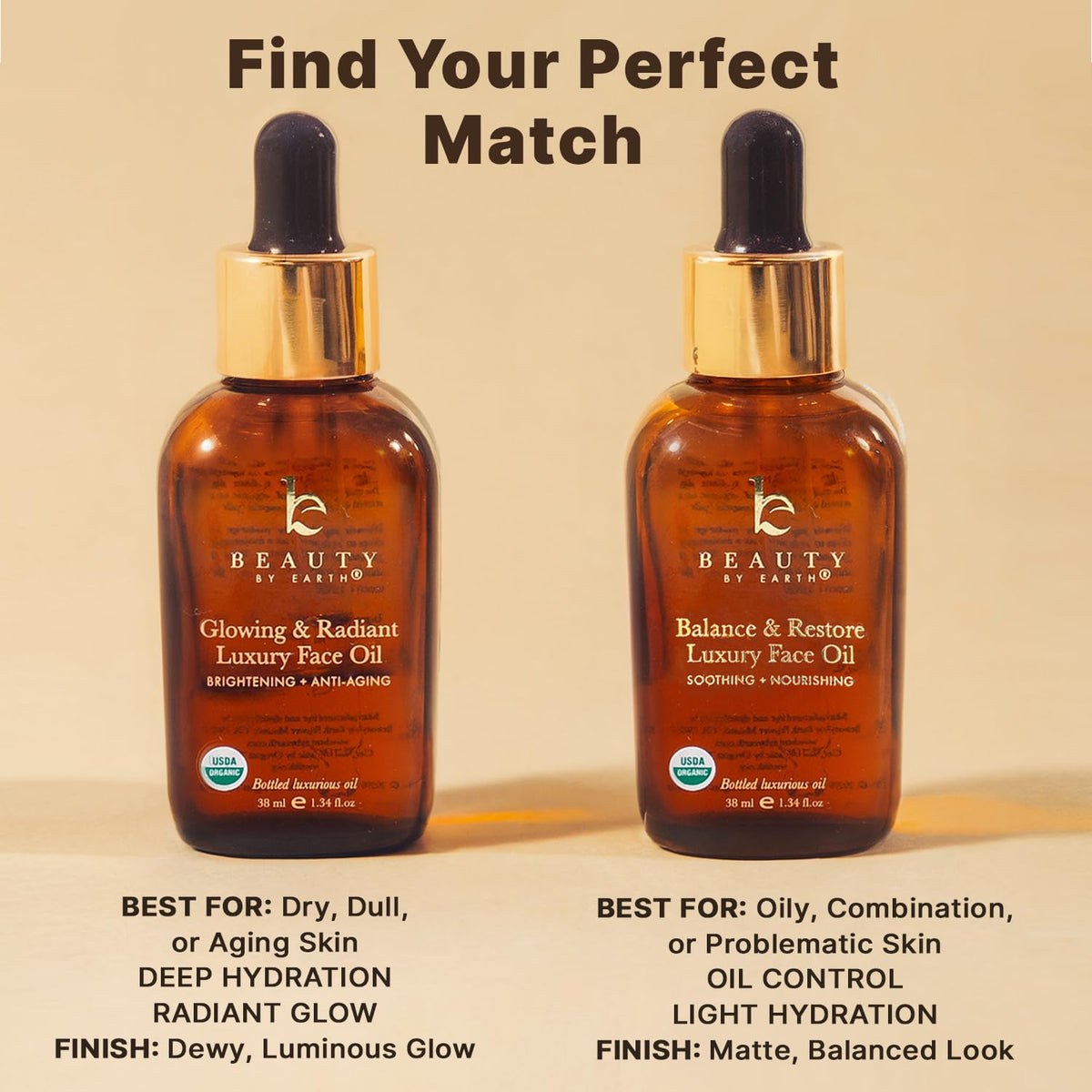 Beauty by Earth boxed packaging on a shelf showing US-made organic skincare quality