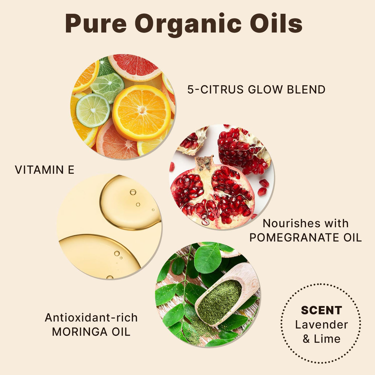 Beauty by Earth applying oil to hand demonstrating smooth application and nourishment