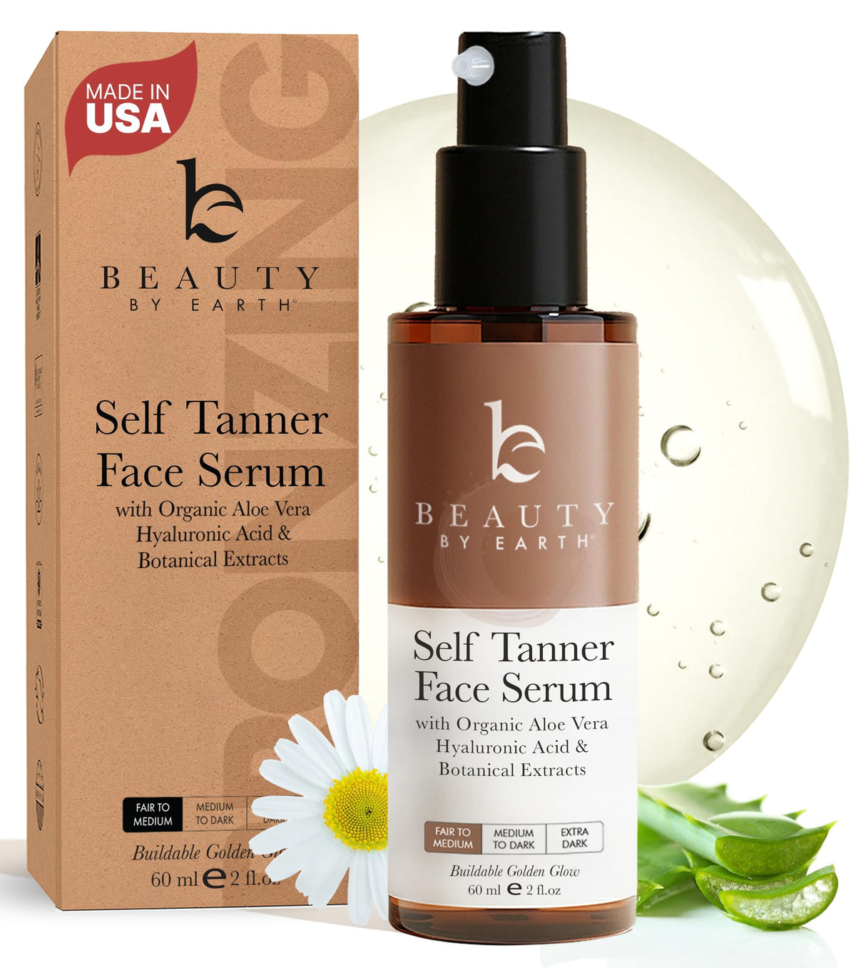 Beauty by Earth bottle front showing clean packaging and easy identification