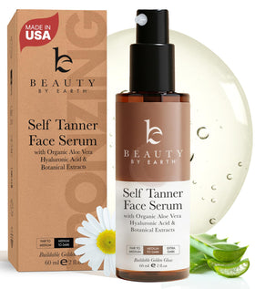 Beauty by Earth bottle front showing product and clean packaging benefit