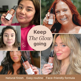 Beauty by Earth on bathroom vanity lifestyle scene showing everyday use benefit