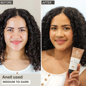 Beauty by Earth pump dispensing lotion texture for easy, controlled application benefit precision