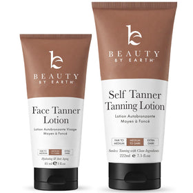 Beauty by Earth front packaging showing full kit and quick results