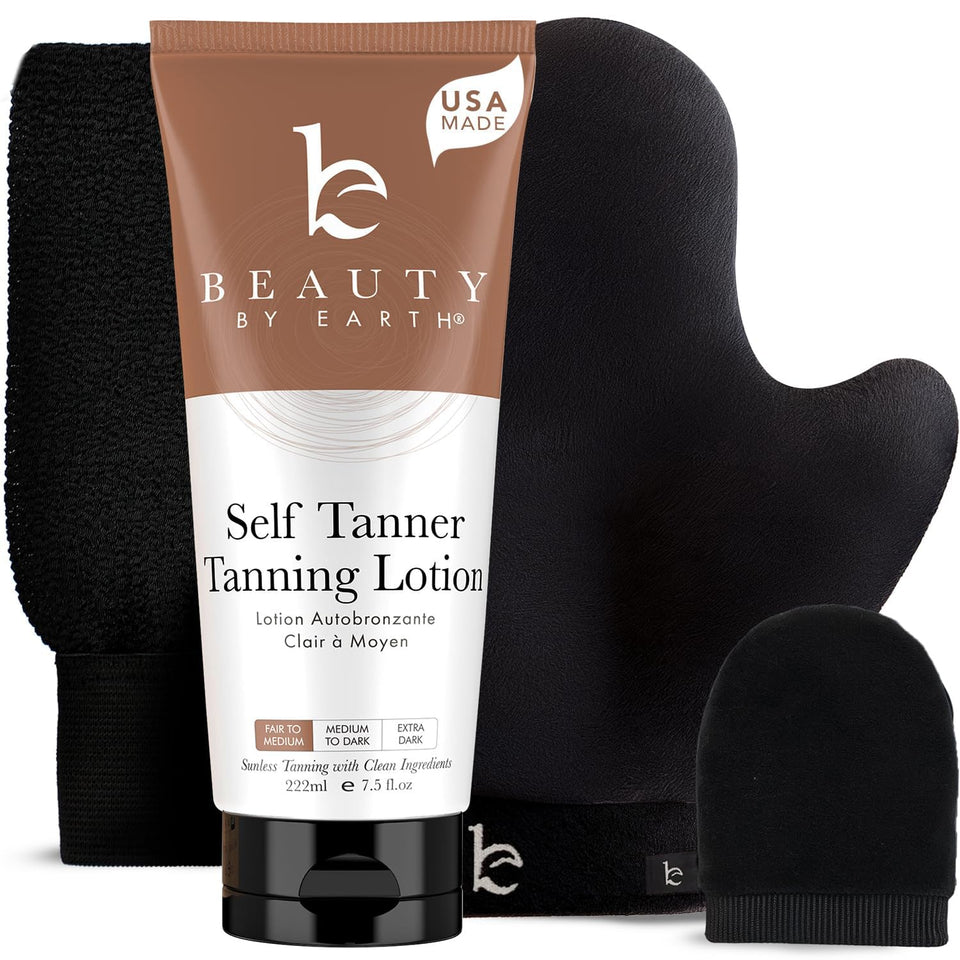 Beauty by Earth front packaging showing kit and clean ingredients benefit