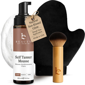 Beauty by Earth front packaging showing kit contents and benefits