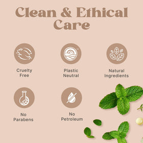 Beauty by Earth natural ingredients layout highlights organic nourishing benefits