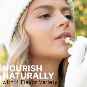 Beauty by Earth ingredients flatlay with beeswax and shea butter, natural nourishment