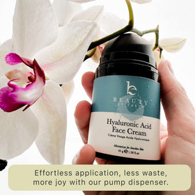 Beauty by Earth ingredients label highlighting organic components and transparency benefit