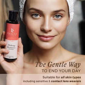 Beauty by Earth label close-up highlighting natural ingredients list