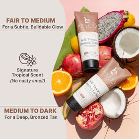 Beauty by Earth lifestyle bathroom shelf display suggesting everyday routine ease