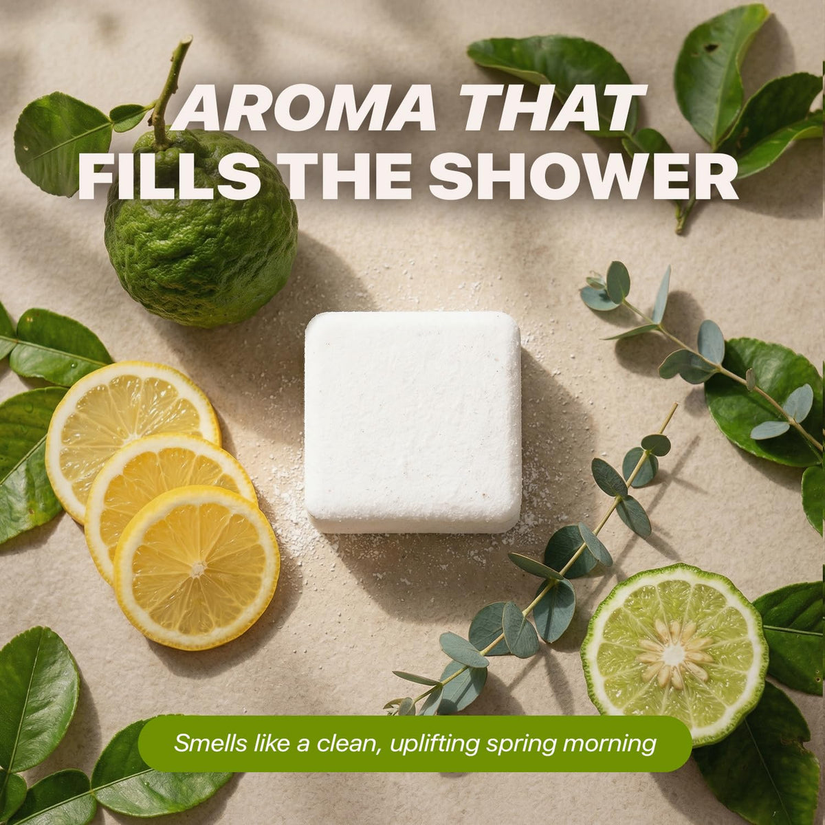 Beauty by Earth lifestyle bathroom shelf with steamers creating a spa-like atmosphere