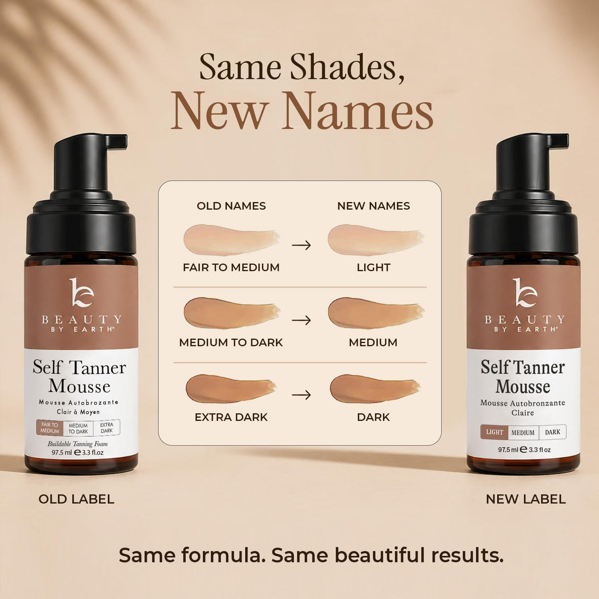 Beauty by Earth kit on bathroom vanity conveying at-home tanning routine