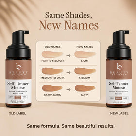 Beauty by Earth lifestyle bathroom use showing easy application and comfortable glow
