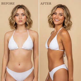 Beauty by Earth tanning lotion texture pouring for smooth hydrating application benefit