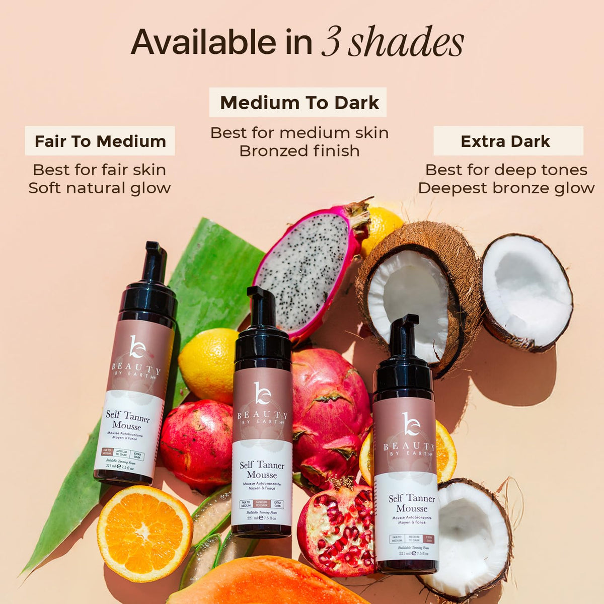 Beauty by Earth bottle isolated on white showing product clarity and shelf-ready benefit