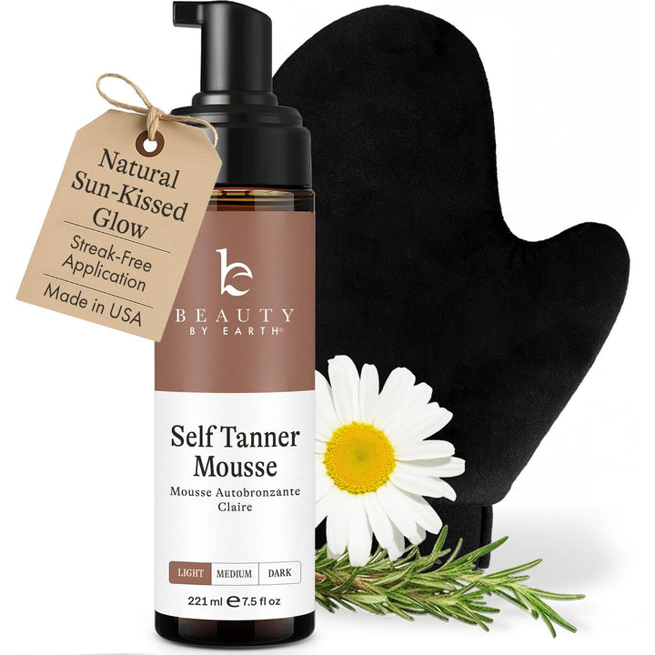 Beauty by Earth front packaging shows kit and benefits