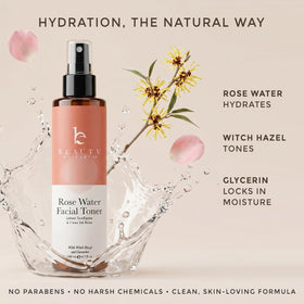 Beauty by Earth mist in use under makeup giving instant refresh and dew