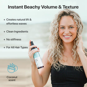 Beauty by Earth bottle with aloe and oils illustrating natural ingredients and hydration benefit
