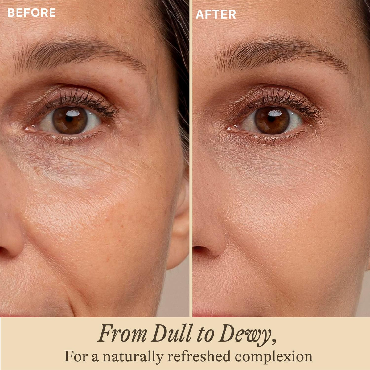 Beauty by Earth serum pump closeup illustrating easy, precise dispensing and control